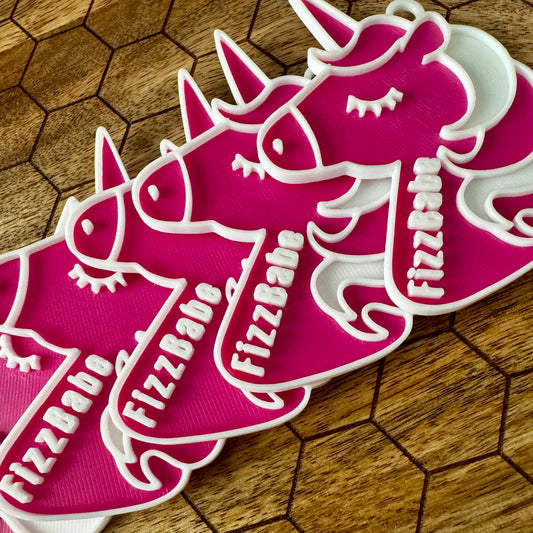 Unicorn Custom Keychain