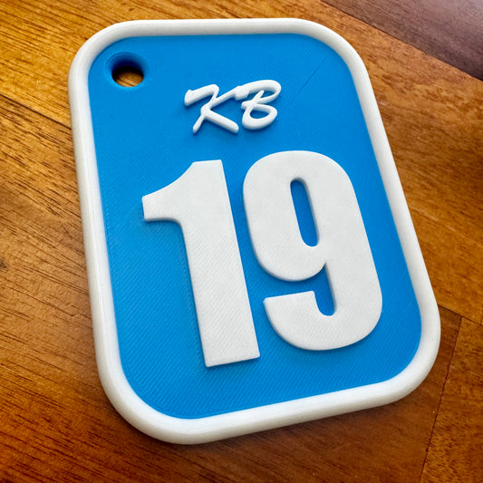 Large Custom Bag Tag